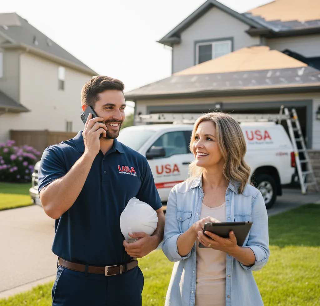 USA Roof Repair Experts customer support in Wallace